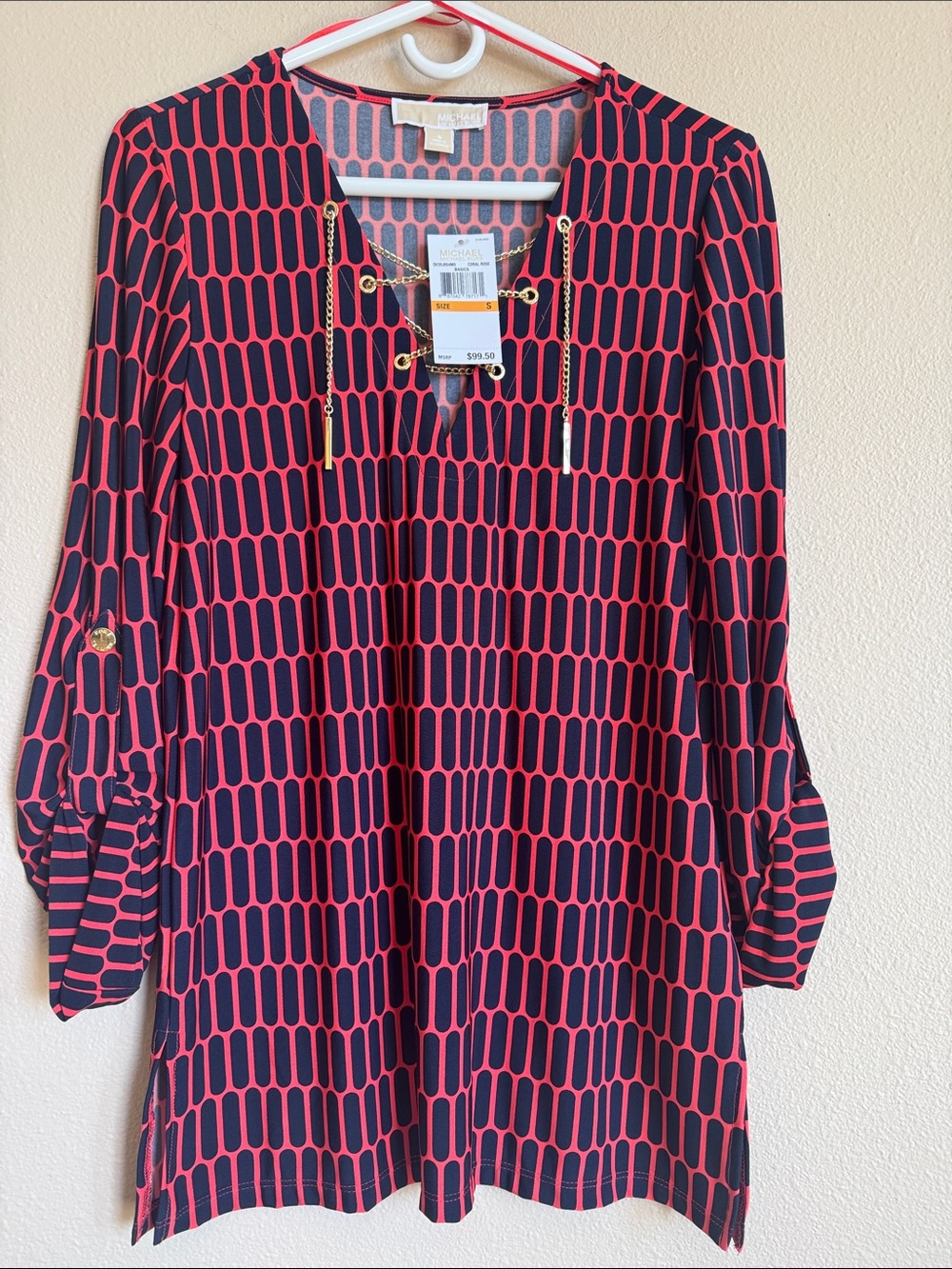 MICHAEL Michael Kors Geometric Top